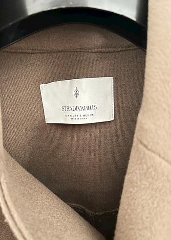 Stradivarius Kaşe Kaban - Görsel 2