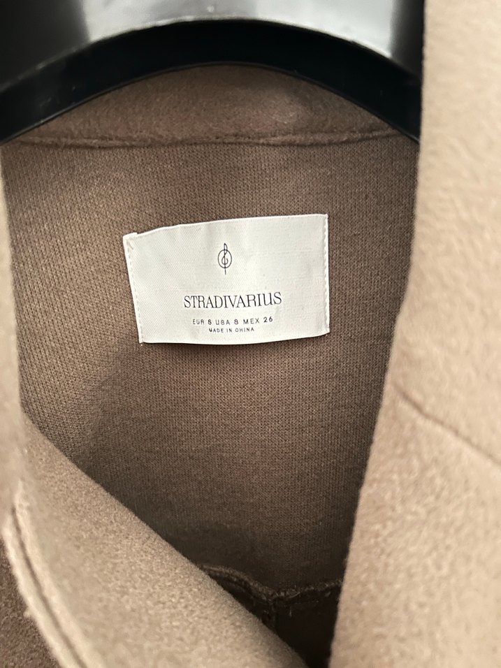 Stradivarius Kaşe Kaban - Görsel 2