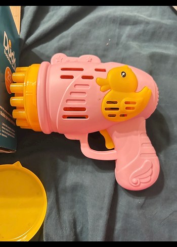 Pembe Renkli Ördek Figürlü Oyuncak Tabanca
