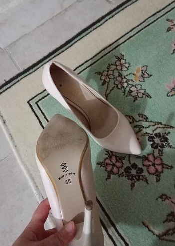 Diğer Pudra Stiletto Topuklu Kadın Ayakkabı