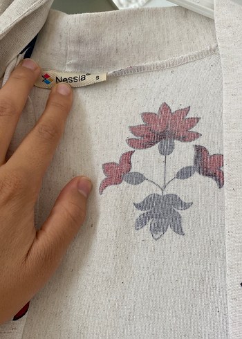 Diğer Uzun Nakışlı Bohem Kadın Kimono