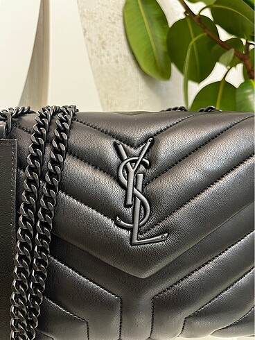 Yves Saint Laurent YVES SAINT LAURENT Siyah Deri Çanta