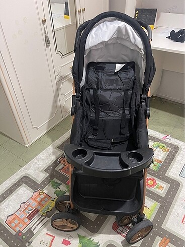 9- 36 kg Beden siyah Renk Bebek arabası