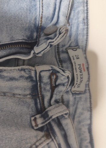 Diğer Mavi Kadın Denim Salaş Pantolon