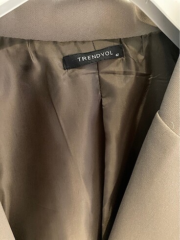Trendyol & Milla Vizon Renk Düğmeli Blazer Ceket