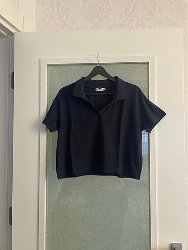 xl Beden Stradvarius Polo Yaka Tişört