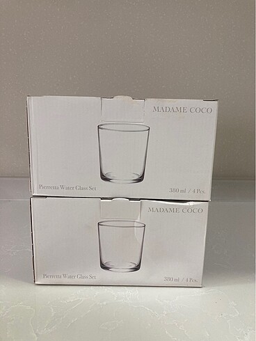 Madame Coco 380 ml 8?li Su Bardağı