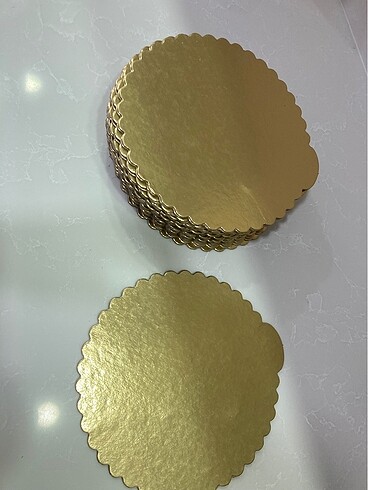 Diğer 40 Adet Pasta Tabanı Altın Sarısı