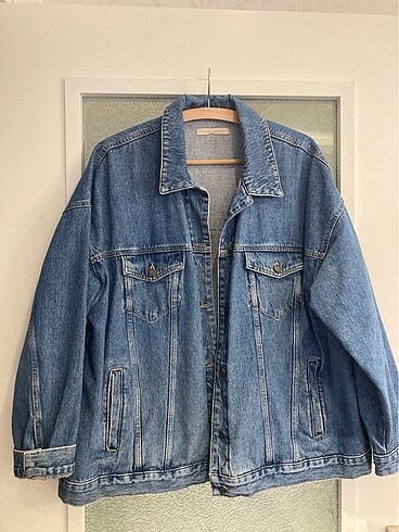 Oversıze Denim İhracat Fazlası Ceket