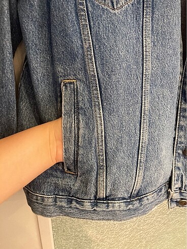 xl Beden lacivert Renk Oversıze Denim İhracat Fazlası Ceket