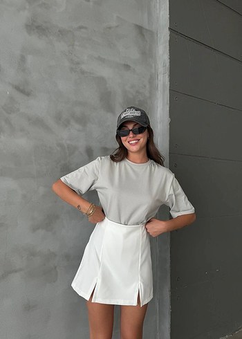 Siyah %100 Pamuk Kısa Kollu Çıtçıtlı Tişört - Görsel 3