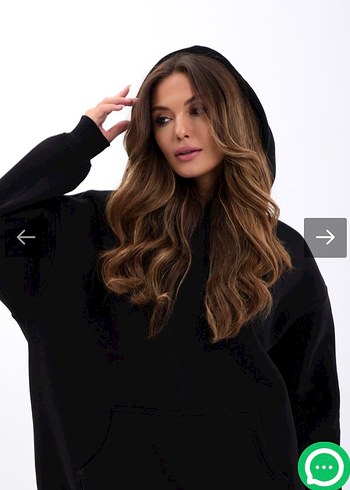 s Beden Siyah Oversize Kadın Sweatshirt S Beden