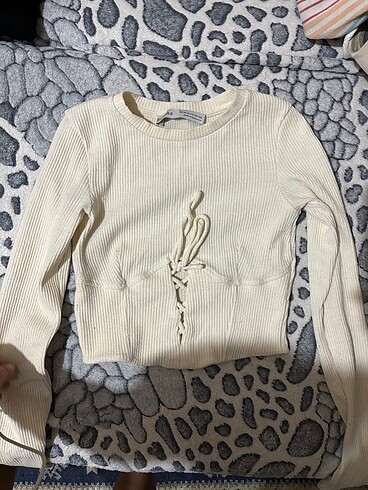 Bershka bej rengi bluz