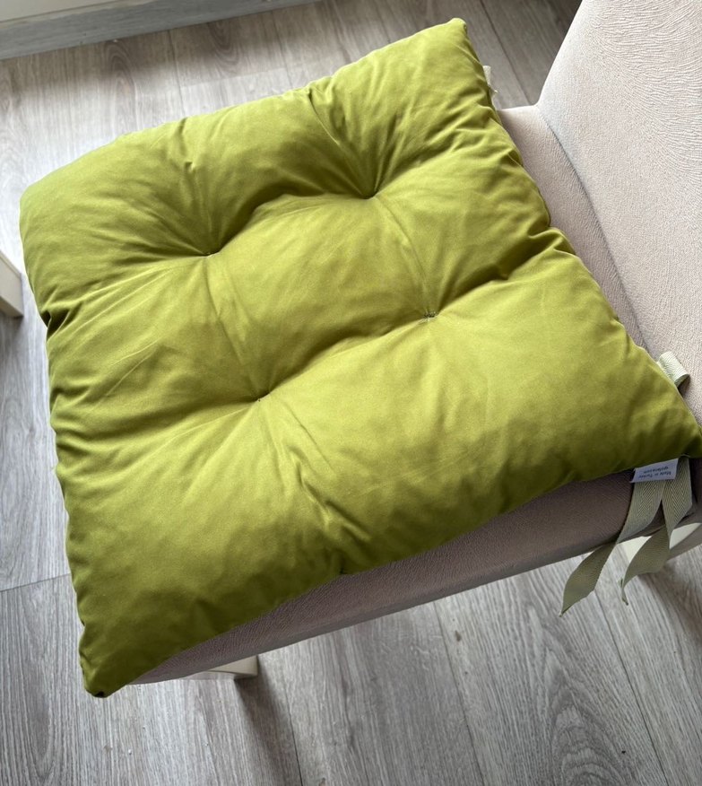 4 adet Sandalye minderi Yeşil Minder - Görsel 3