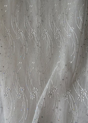 İşlemeli Tül Perde - Görsel 4