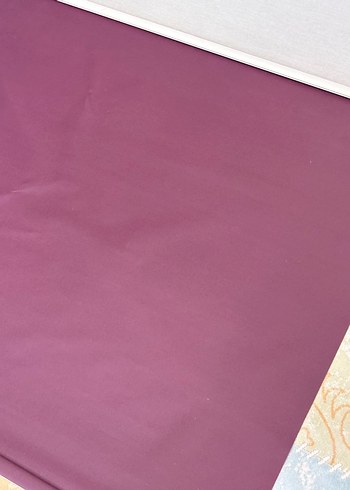 Mürdüm mor ve beyaz stor perde - Görsel 4