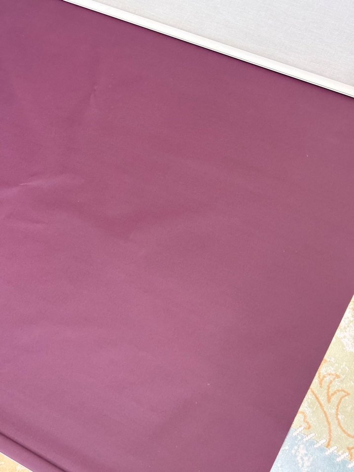 Mürdüm mor ve beyaz stor perde - Görsel 4