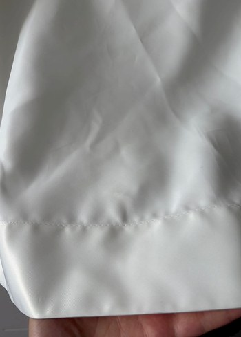 Parlak Beyaz Düz Güneşlik Perde - Görsel 3