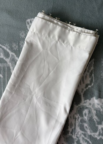 Parlak Beyaz Düz Güneşlik Perde - Görsel 5