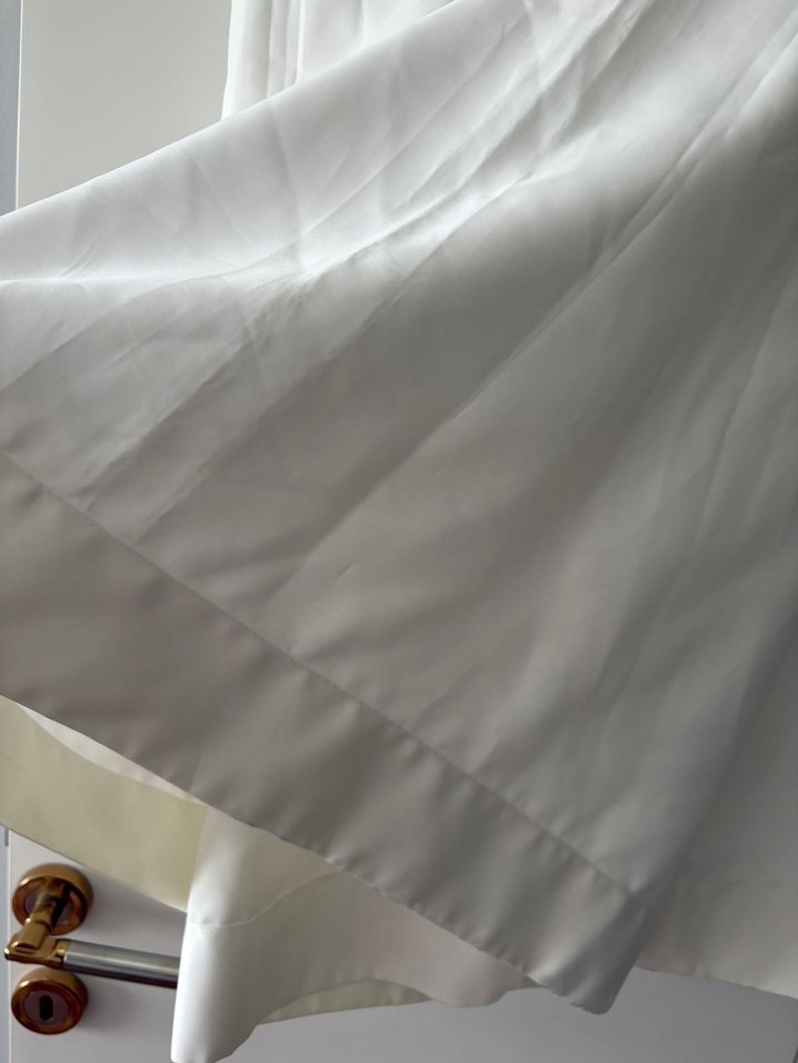 Parlak Beyaz Düz Güneşlik Perde - Görsel 4