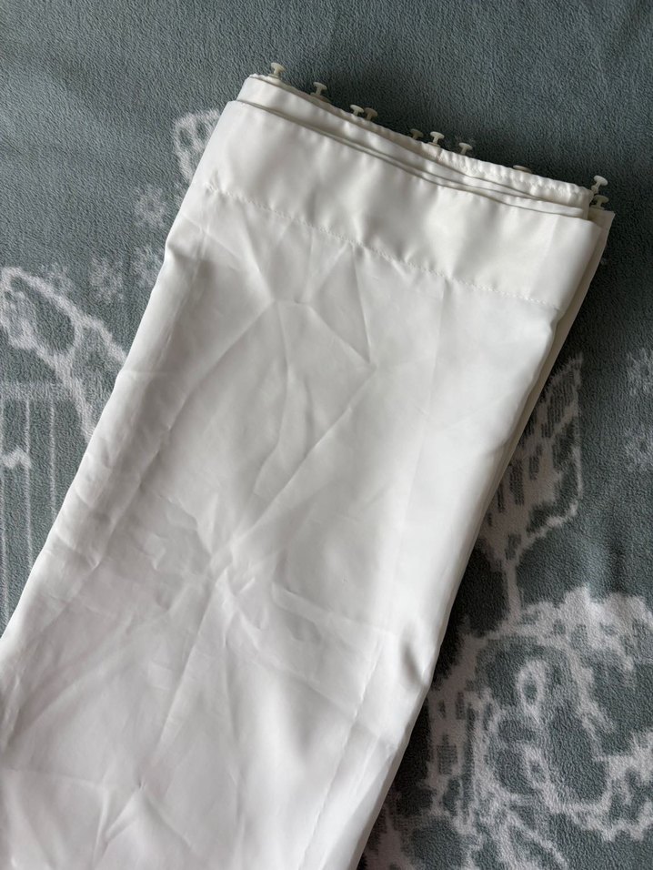 Parlak Beyaz Düz Güneşlik Perde - Görsel 5