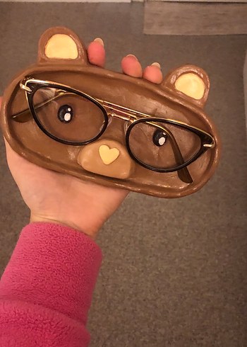 el yapımı seramik gözlük standı - Görsel 6