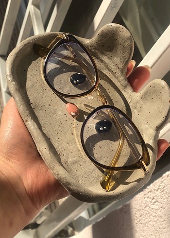 el yapımı seramik gözlük standı - Görsel 3