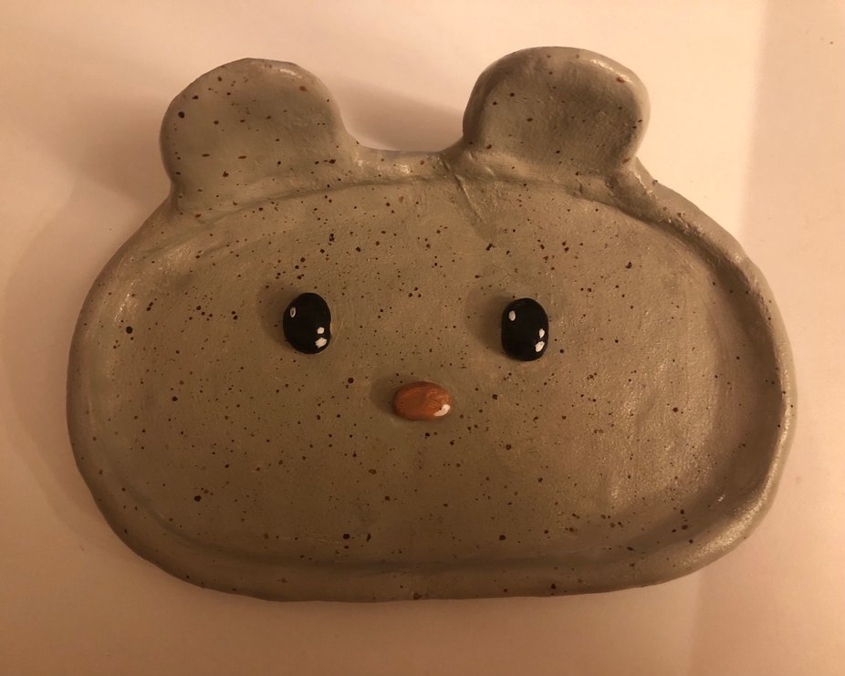 el yapımı seramik gözlük standı - Görsel 5