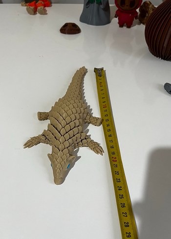 Beden 3 D baskı Bej Renkli Detaylı baskı Pangolin