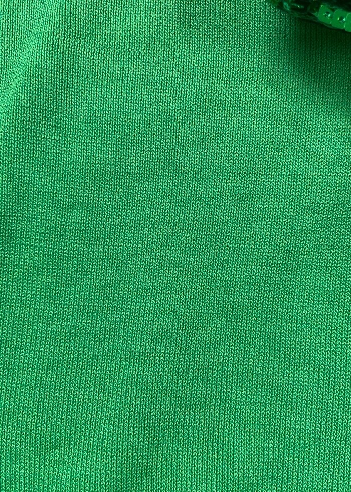 Payet detaylı triko kazak - Görsel 5