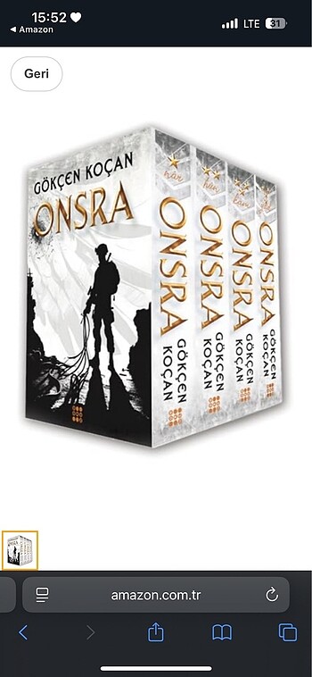 Onsra serisi 4 kitap