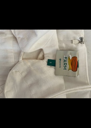 Bohem Mini Beyaz Elbise - Görsel 2