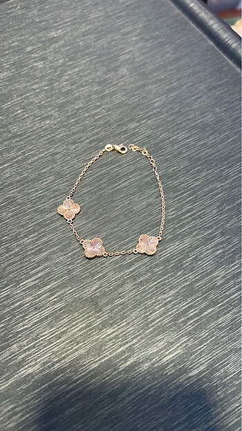 Van cleef & arpels unisex altın bileklik