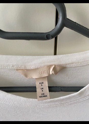 H&M H&M Beyaz Balon Kollu tişört