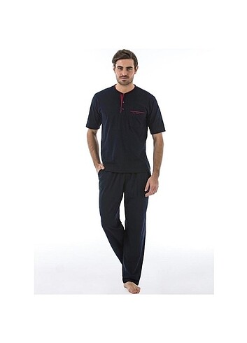 Pierre Cardin 5370 Pijama Şort 3 Lü Damat Çeyiz Seti - Görsel 2
