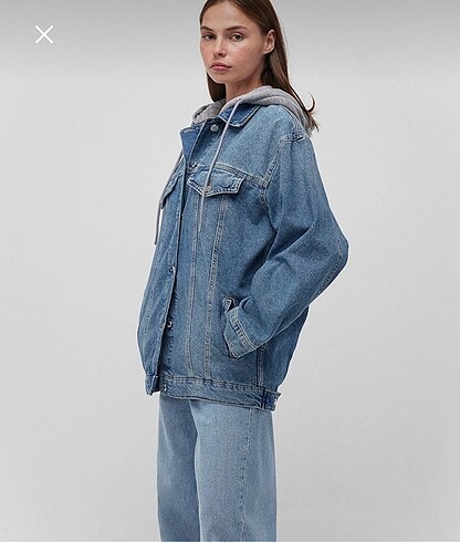 Mavi jeans oversize indigo ceket