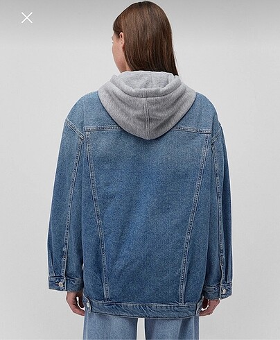 xl Beden mavi Renk Mavi jeans oversize indigo ceket