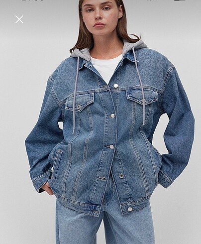 Mavi Jeans Mavi jeans oversize indigo ceket