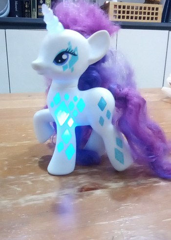 Mor Saçlı Pastel Renkli Oyuncak Figür My litle pony rarity