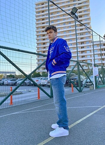 Oversize LA Dodgers Kolej Ceket 