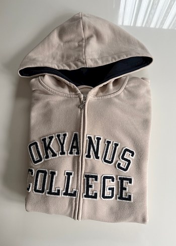 Okyanus Koleji Kapüşonlu Fermuarlı Sweatshirt - Görsel 3