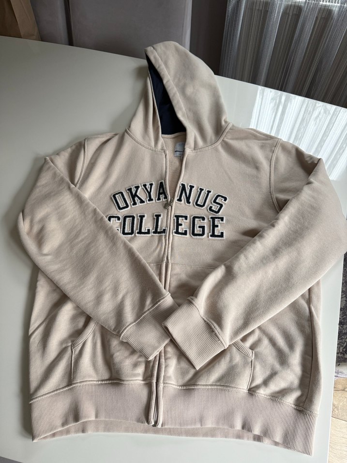Okyanus Koleji Kapüşonlu Fermuarlı Sweatshirt - Görsel 2