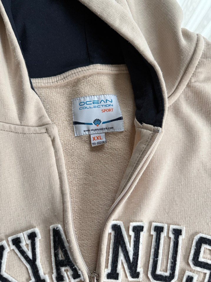 Okyanus Koleji Kapüşonlu Fermuarlı Sweatshirt - Görsel 4