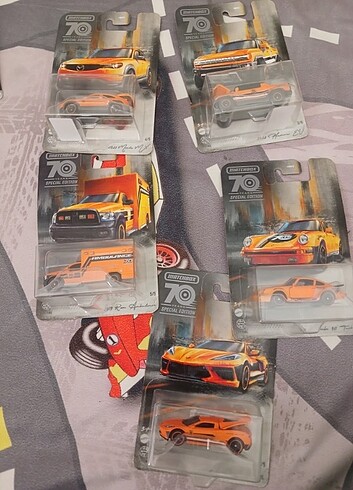 Set satılıktır matchbox 70 adet özel 