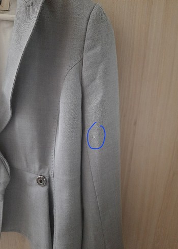 İpekyol Gri Düğmeli Kadın Blazer Ceket - Görsel 4