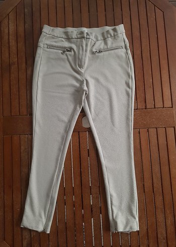 TWEST Düğmeli Bej Kadın Kumaş Pantolon Bej renk - Görsel 10