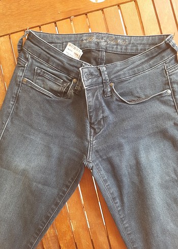 MAVİ Düğmeli Koyu mavii Denim Kadın Pantolon - Görsel 2