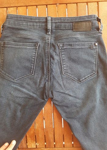 MAVİ Düğmeli Koyu mavii Denim Kadın Pantolon - Görsel 5