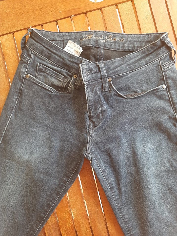 MAVİ Düğmeli Koyu mavii Denim Kadın Pantolon - Görsel 2