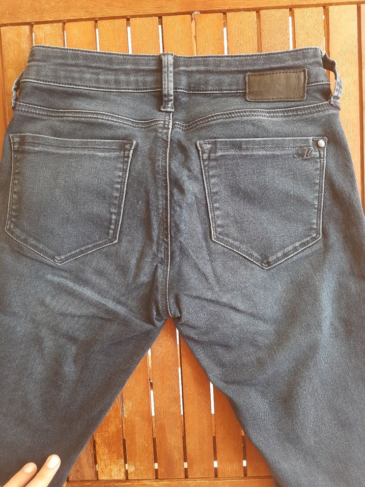 MAVİ Düğmeli Koyu mavii Denim Kadın Pantolon - Görsel 5